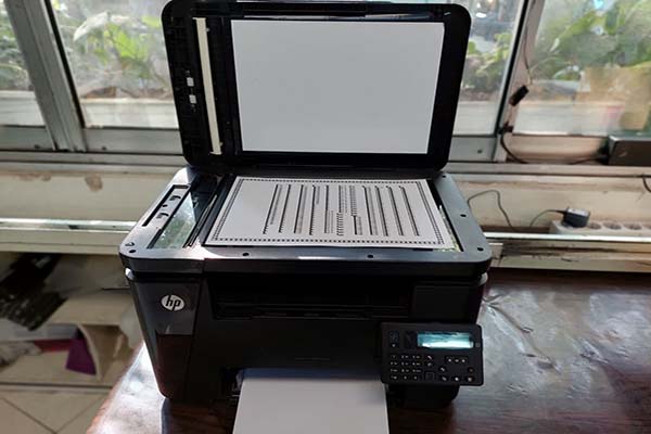 Flat Tray in printer